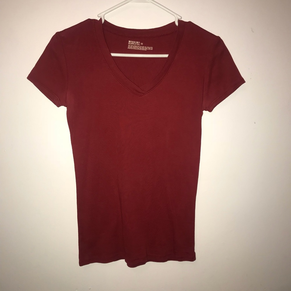 Red v neck